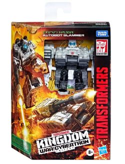 TRANSFORMERS GENERATIONS WAR FOR CYBERTRON FIGURINE KINGDOM DELUXE WFC-K33 AUTOBOT SLAMMER - CHAR D'ASSAULT